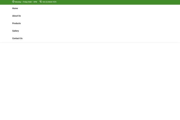 WordPress website example screenshot