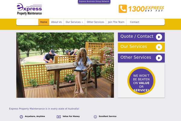 expresspropertymaintenance.com.au site used Expresspropertymaintenance