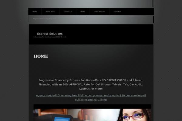 Piano Black theme site design template sample