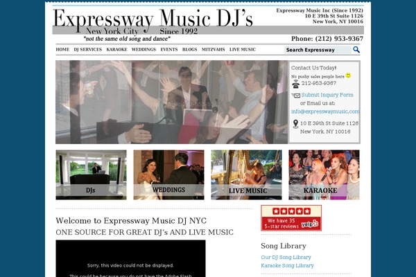 WordPress website example screenshot