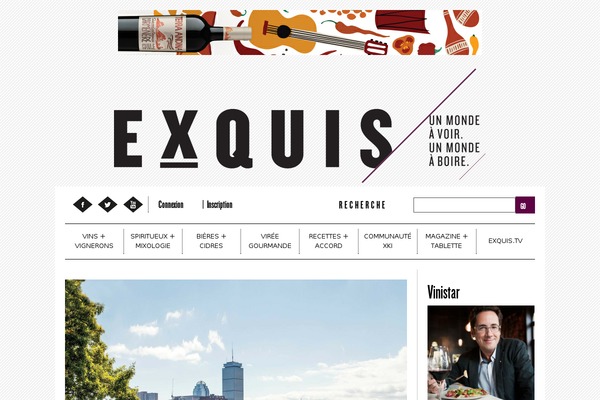 exquis.ca site used Exquis_mag