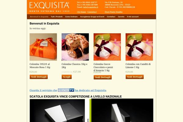 exquisita.it site used Exquisita