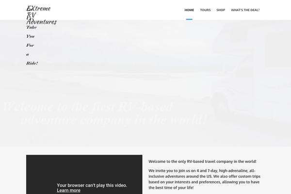 Adventure-tours-child theme site design template sample