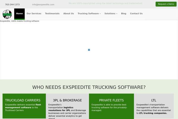 WordPress website example screenshot