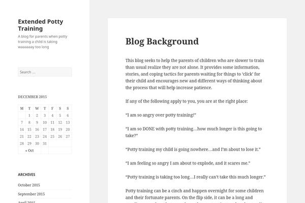 WordPress website example screenshot
