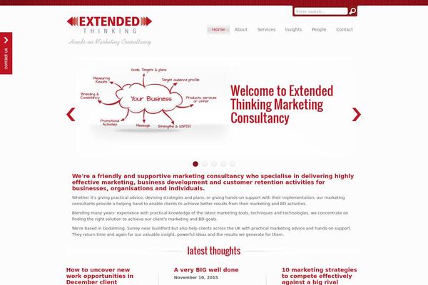 Extended theme site design template sample