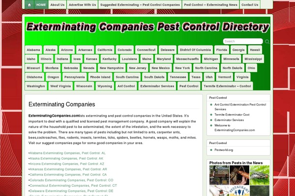 WordPress website example screenshot