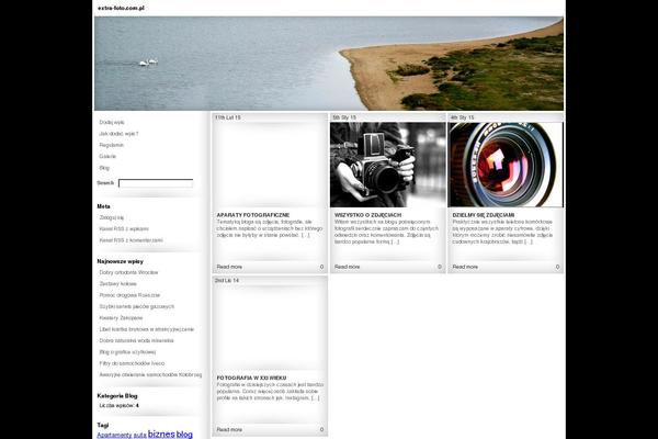 Fotogram theme site design template sample