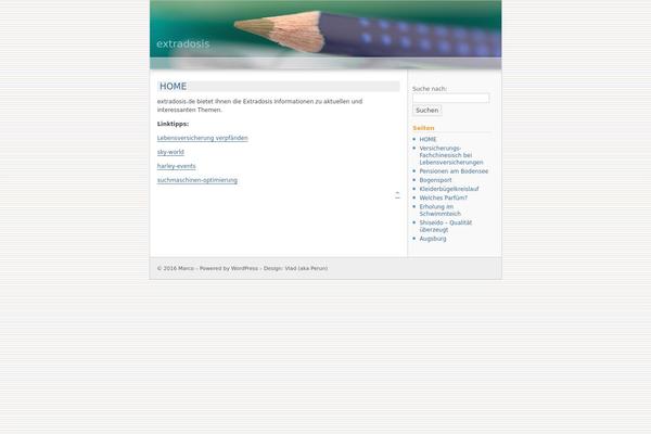 WordPress website example screenshot