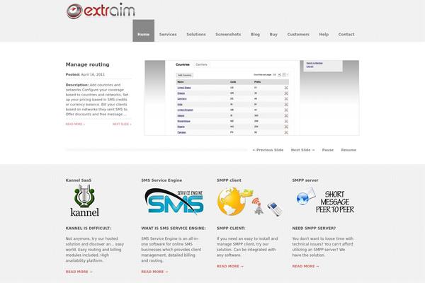 extraim.com site used Prepress