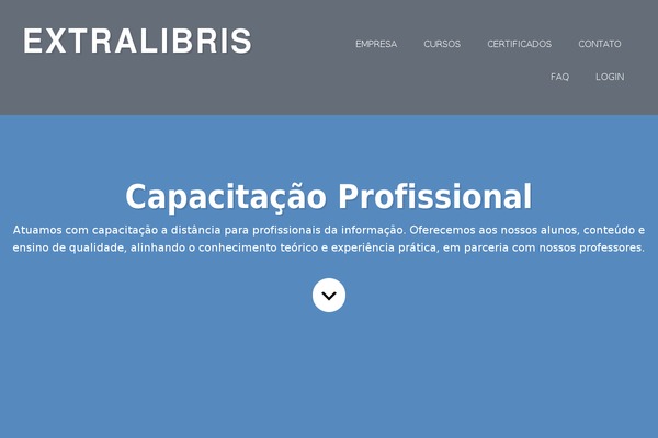 Site using Extralibris-colecionaveis-complementos plugin