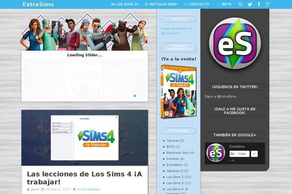 extrasims.es site used Pinstagram-child