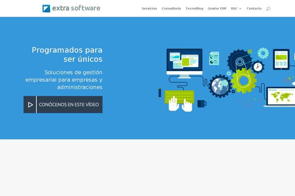 extrasoft.es site used Extrasoftware