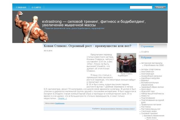 WordPress website example screenshot