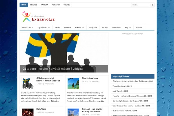 extrazivot.cz site used Channel