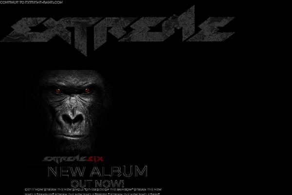 extreme-band.com site used Extreme-theme