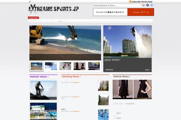 extreme-sports.jp site used News Today