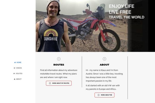 WordPress website example screenshot