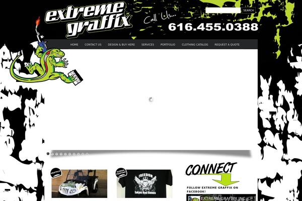 Extreme theme site design template sample