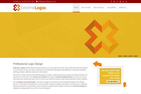 Fade theme site design template sample