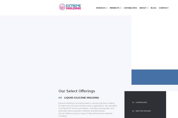 extrememolding.com site used Extreme-theme