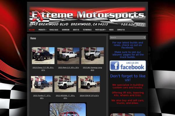extrememotorsports.biz site used Restyle