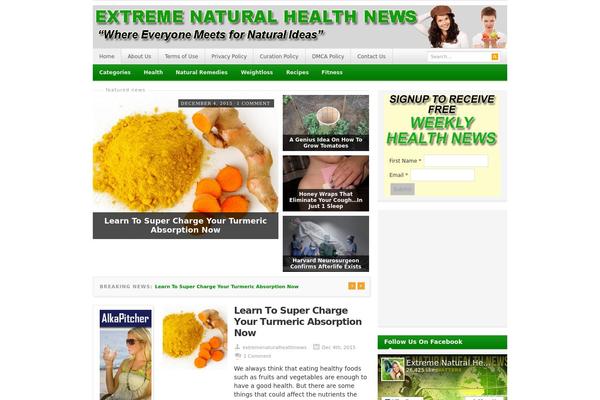 extremenaturalhealthnews.com site used Resizable-child-theme