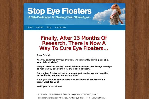 eye-floaters-cure.com site used Moxythemelite