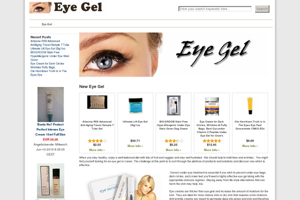 eyegel.org site used Mms_ecommerce