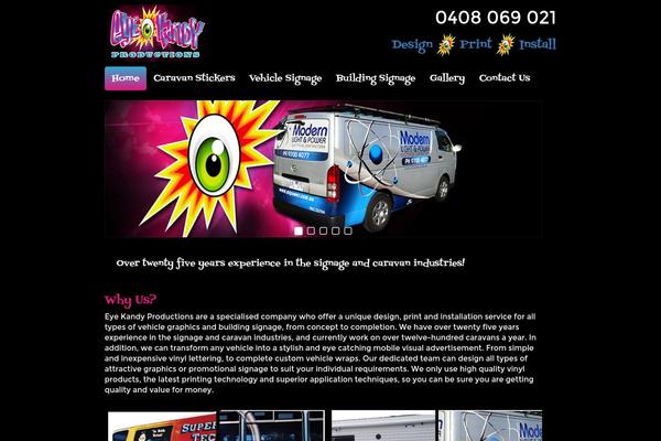 eyekandyproductions.com.au site used Eyekandy