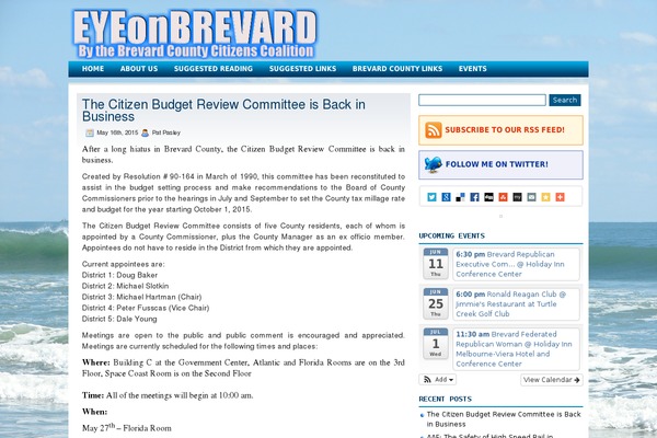 eyeonbrevard.com site used Newwave