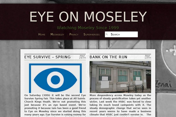 eyeonmoseley.co.uk site used Semperfi