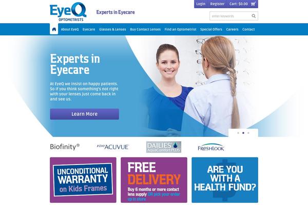 eyeq.com.au site used Eyeq