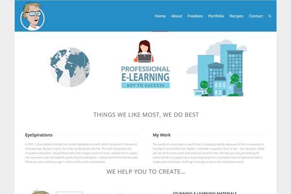 WordPress website example screenshot