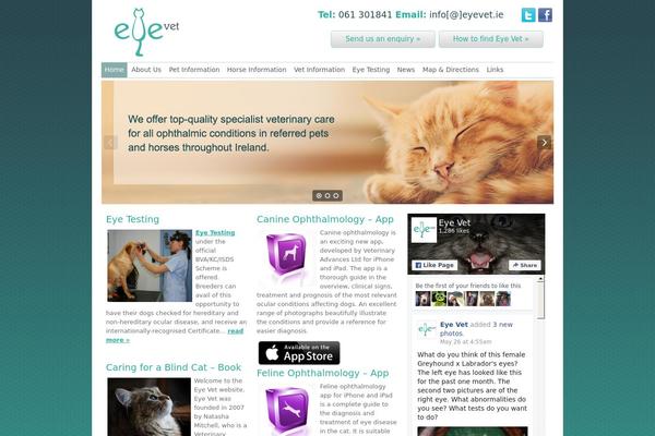 eyevet.ie site used Eyevet-2014