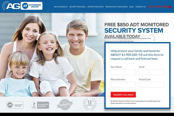 eyre.ca site used Alarmguardsecurity