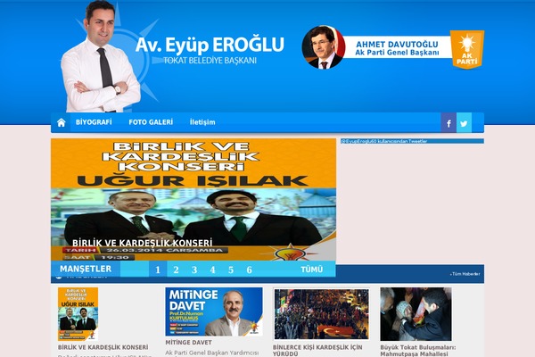 eyuperoglu.com site used Trendsecim