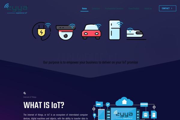 WordPress website example screenshot