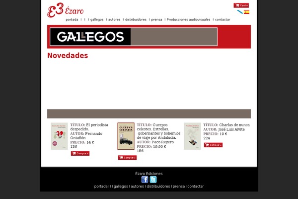 ezaroediciones.com site used Ezaro