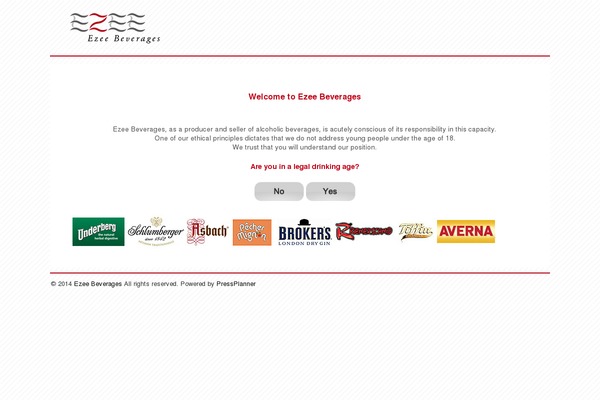 ezeebeverages.com site used Suffusion