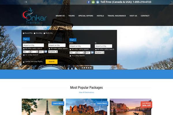 ezeeflight.com site used Tourpackage-v2-02