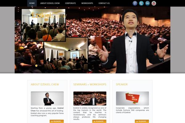 WordPress website example screenshot