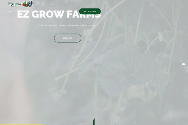 Agro-child theme site design template sample