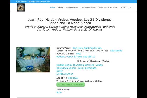 WordPress website example screenshot