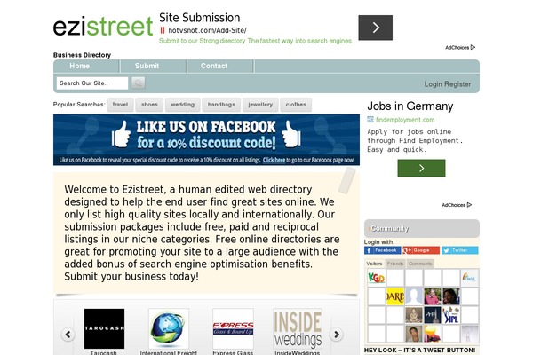 ezistreet.com site used Directorypress7.1