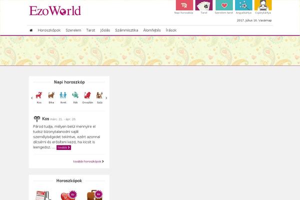 ezoworld.hu site used Pixkit-theme