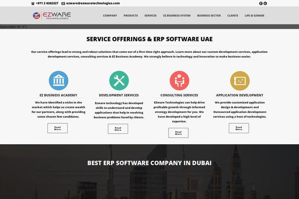 WordPress website example screenshot