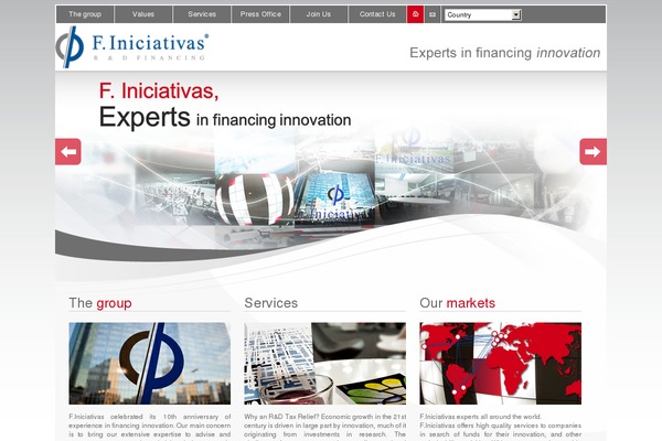 f-iniciativas.com site used F-iniciativas