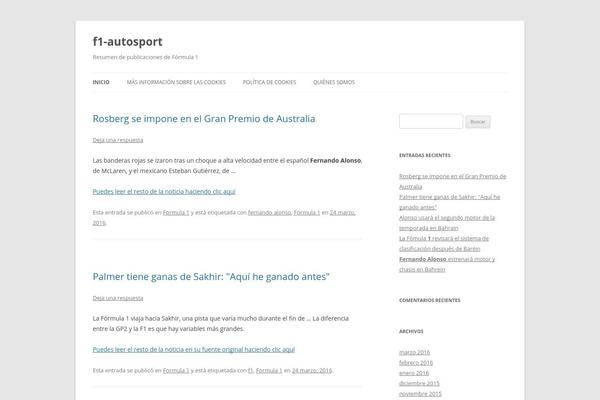 Twenty Twelve theme site design template sample