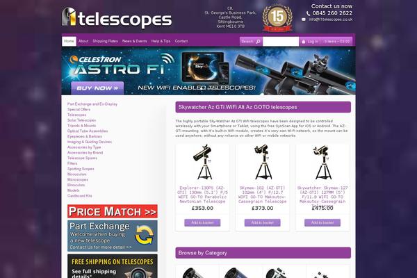 f1telescopes.co.uk site used F1retail